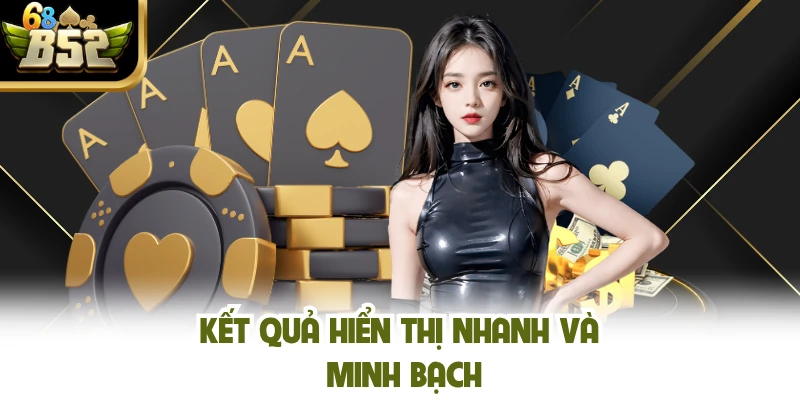 Kết quả hiển thị nhanh và minh bạch