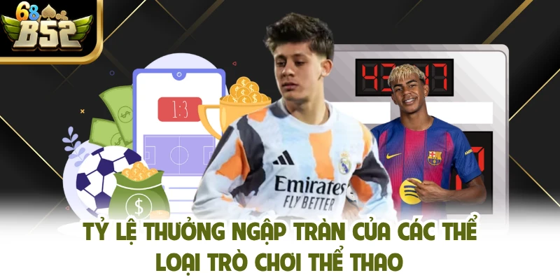 Tỷ lệ thưởng ngập tràn của các thể loại trò chơi thể thao